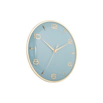 Karlsson 6017BL dizajnové nástenné hodiny svetlomodrá, pr. 40 cm