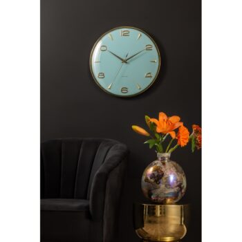 Karlsson 6017BL dizajnové nástenné hodiny svetlomodrá, pr. 40 cm