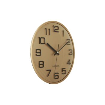 Karlsson 6022GD dizajnové nástenné hodiny zlatá, pr. 30 cm