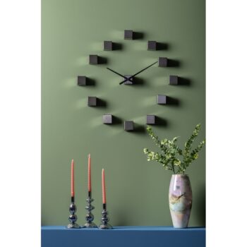 Karlsson KA5974GY dizajnové nástenné nalepovacie hodiny sivá, pr. 80 cm