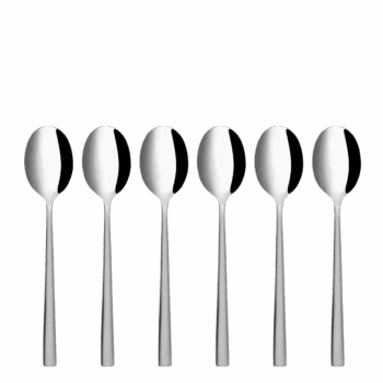 Set 6 kávových lyžičiek Vogue CR Banso prinesie eleganciu do každodenného stolovania. Vďaka svojmu jednoduchému, no štýlovému dizajnu sa dokonale hodia ku každému porcelánu, čím dodajú vášmu stolovaniu harmonický vzhľad. Vyrobené z kvalitného materiálu, sú odolné a ľahko sa udržiavajú, takže sú ideálne na každodenné použitie aj špeciálne príležitosti.