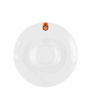 Biela podšálka Gaya RGB s hnedým ornamentom perfektne dopĺňa šálku Gaya RGB na kávu alebo čaj. Tento porcelán je rovnako určený pre gastro prevádzky, ako aj pre použitie v domácnosti. Je vhodný do umývačky riadu aj mikrovlnnej rúry.
