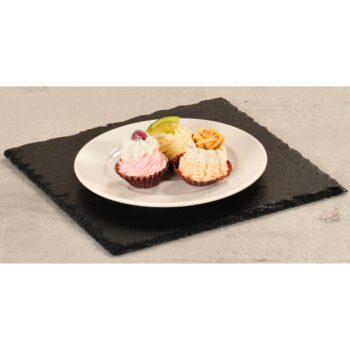 Kesper 38109 Sada servírovacích podnosov bridlica 2 ks, 20 x 20 cm