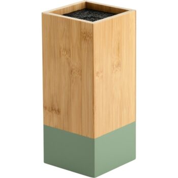 Kesper 58031 Bambusový stojan na nože 10 x 10 x 23 cm, zelená