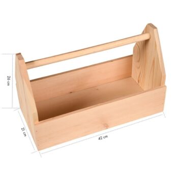 Kesper 69576 Box na náradie borovica 42 x 21 x 26 cm