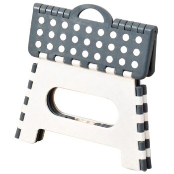 Kesper 70533 Skladacia stolička, biela/sivá, 35 x 22 x 27 cm