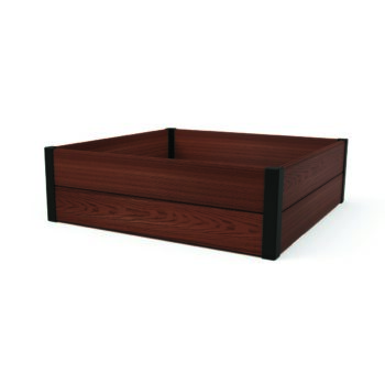 Keter Vyvýšený záhon Maple Square hnedá, 106 x 106 x 32 cm , M