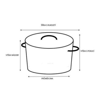 Kitchisimo Nehrdzavejúci hrniec s pokrievkou Chef, 8,6 l, 24 cm