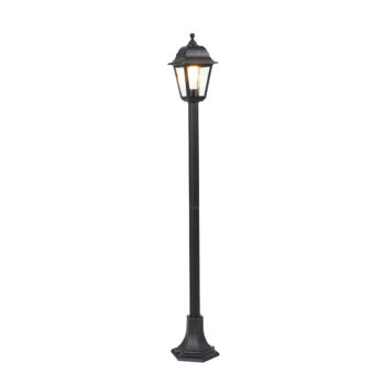 Klasická lampa čiernej farby 122 cm IP44 - Capital
