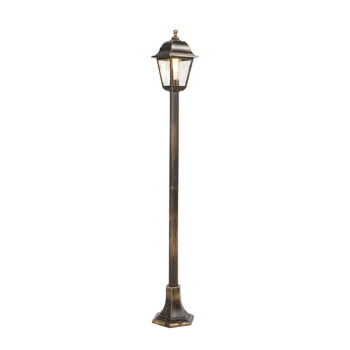 Klasická lampa s lampášom starožitné zlato 122 cm IP44 - Capital