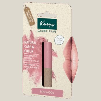 Kneipp Farebný balzam Rosewood, 4,7 g