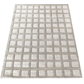 Koberec Serenity v béžovej farbe s geometrickým vzorom Šírka: 80 cm | Dĺžka: 150 cm