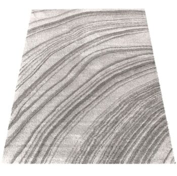 Koberec Serenity v sivej farbe s abstraktným vzorom Šírka: 80 cm | Dĺžka: 150 cm