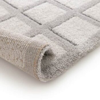 Koberec Serenity v sivej farbe s geometrickým vzorom Šírka: 160 cm | Dĺžka: 230 cm