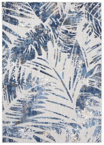 Koberec na terasu s krásnym sivým motívom Šírka: 140 cm | Dĺžka: 200 cm