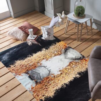 Koberec s abstraktným vzorom Šírka: 80 cm | Dĺžka: 150 cm