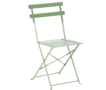 Kompaktná skladacia balkónová súprava - stôl + dve stoličky zelená