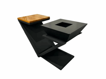 Kompaktný set grilovacie ohnisko servírovací stôl Vinda 1600 × 700 × 900 mm | Grilovacia plocha 800 × 800 mm