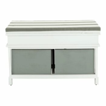 Kondela Seat Bench 2 biela / sivá