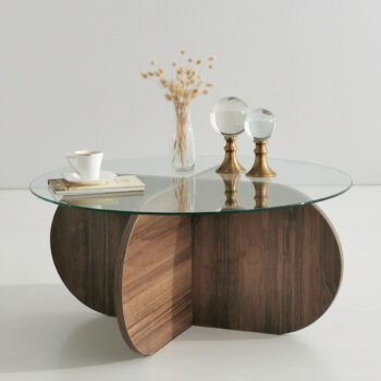 Konferenčný stolík Bubble Walnut