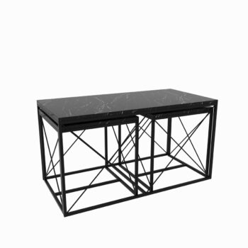 Konferenčný stolík Defne Black Marble