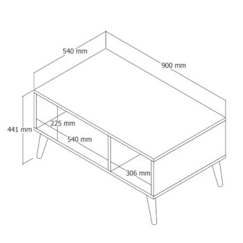 Konferenčný stolík Exxen Oak