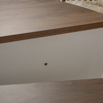 Konferenčný stolík Orion Walnut White