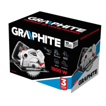 Kotúčová píla s výkonom 1500W, 58G492 GRAPHITE