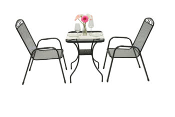 Kovová zostava CALGARY 1+2 (60x60 cm)