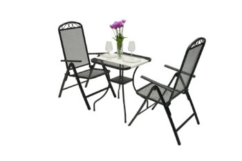 Kovová zostava OTTAWA 1+2 (60x60 cm)