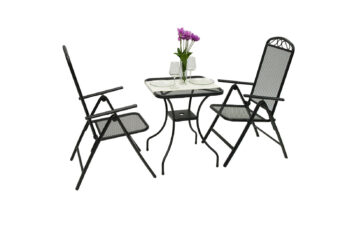 Kovová zostava OTTAWA 1+2 (60x60 cm)