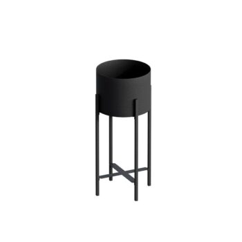 Kovový stojan na kvety GED-026, Mono black