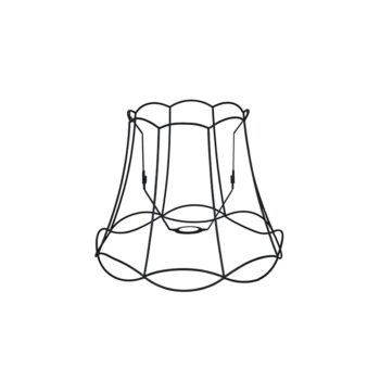 Kovový tienidlo čierny 40/31 - Granny Frame