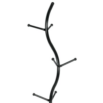 Kovový vešiak 80003-09 BK Bork čierna mat, 181 cm