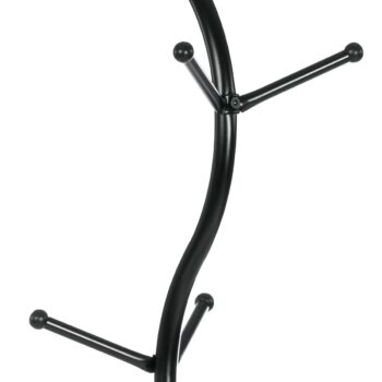Kovový vešiak 80003-09 BK Bork čierna mat, 181 cm