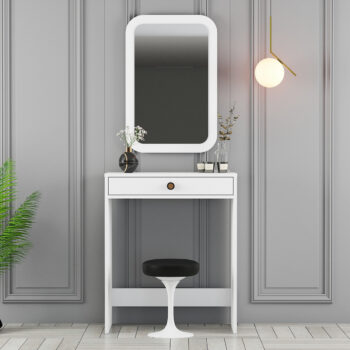 Kozmetický stolík Lizbon Mirror White