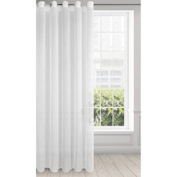 Krásne interierové závesy v bielej farbe Šírka: 140 cm | Dĺžka: 250 cm