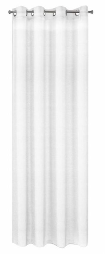 Krásne interierové závesy v bielej farbe Šírka: 140 cm | Dĺžka: 250 cm