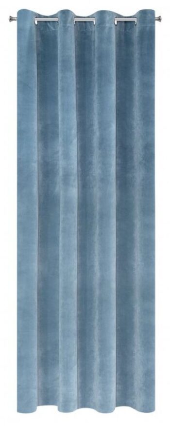 Krásne modré jednofarebné závesy 140X250 cm