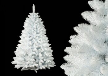 Krásny vianočný stromček v bielej farbe Výška: 220 cm
