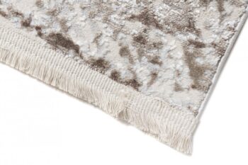 Krémovo-sivý dizajnový vintage koberec Šírka: 160 cm  | Dĺžka: 230 cm