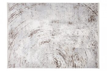 Krémovo-sivý dizajnový vintage koberec Šírka: 80 cm | Dĺžka: 150 cm