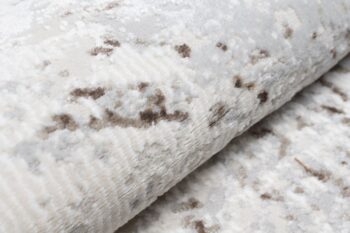 Krémovo-sivý dizajnový vintage koberec Šírka: 80 cm | Dĺžka: 150 cm