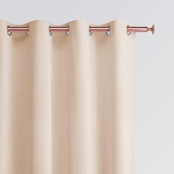 Krémový záves Aura na očkách 140x300 cm