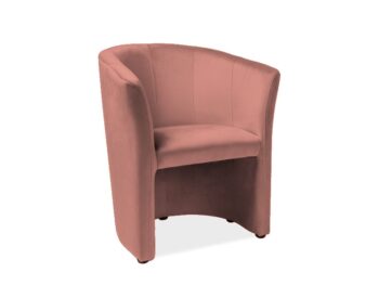 Elegantné kreslo TM-1 je vhodné do moderných obývačiek kancelárii či barov. Je potiahnuté ekokožou zelenej farby. Rozmer kresla (v/š/h) 76 x 67 x 47 cm. Plastové nožičky. V ponuke vo viacerých farebných prevedeniach.