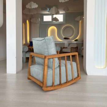 Kreslo Sallanan Blue
