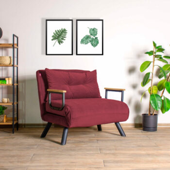 Kreslo Sando Single Maroon