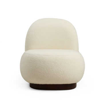 Kreslo Tina Bouclet White