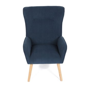 Kreslo ušiak BLUE2, modrá