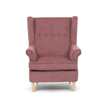 Kreslo ušiak PINK2, ružová